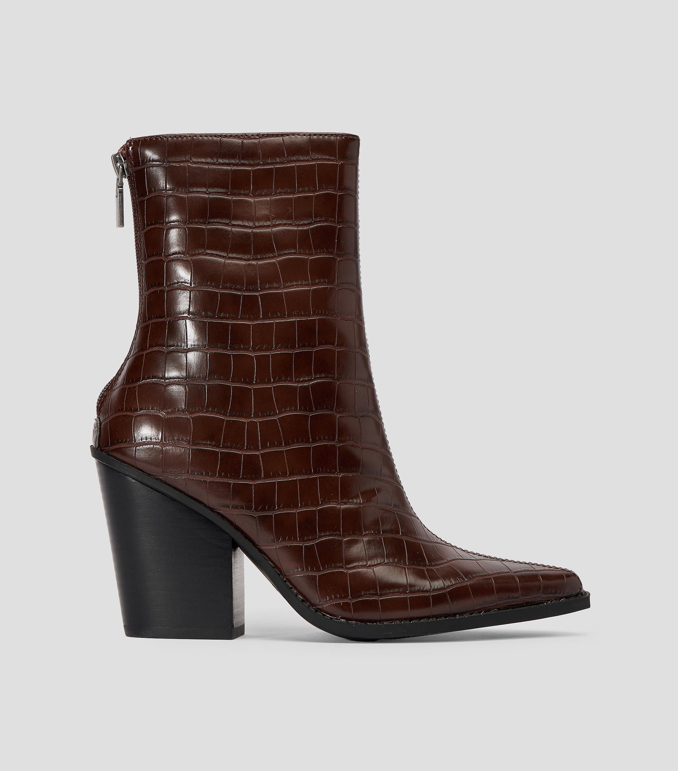 Botines de tacón alto ancho Norelle animalskin Mujer